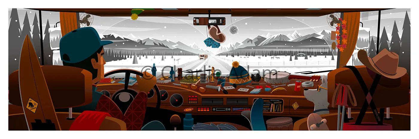 Winter dashboard